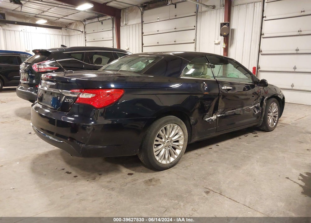 2011 CHRYSLER 200 LIMITED VIN: 1C3BC7EG4BN536460