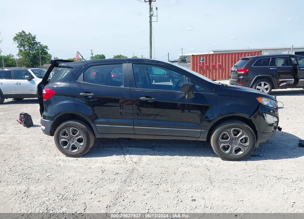 2019 FORD ECOSPORT S VIN: MAJ6S3FL1KC252368