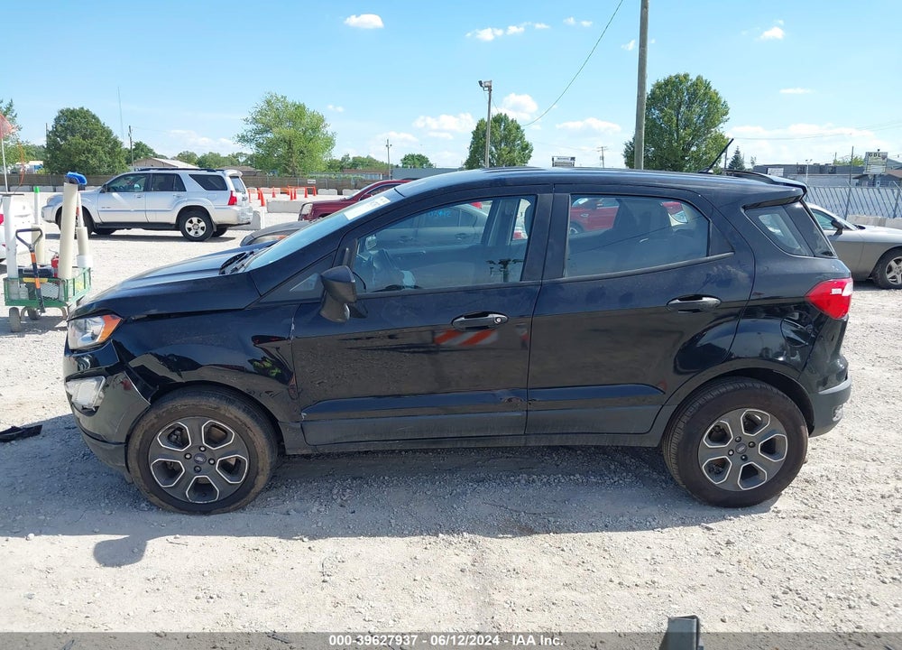 2019 FORD ECOSPORT S VIN: MAJ6S3FL1KC252368