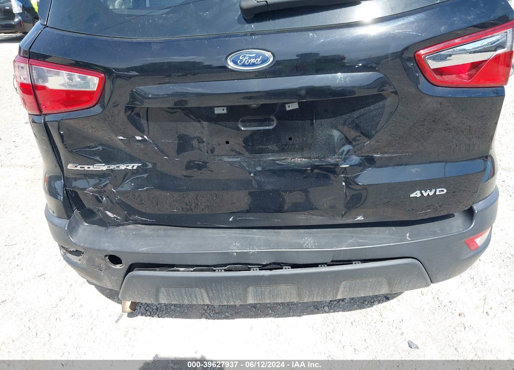 2019 FORD ECOSPORT S VIN: MAJ6S3FL1KC252368