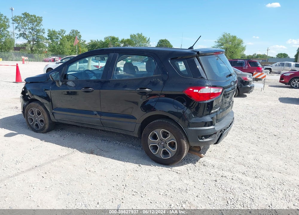 2019 FORD ECOSPORT S VIN: MAJ6S3FL1KC252368