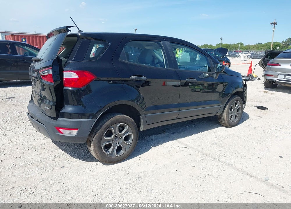 2019 FORD ECOSPORT S VIN: MAJ6S3FL1KC252368
