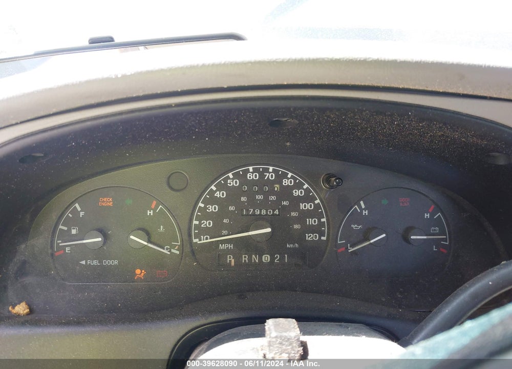 2000 FORD RANGER XL/XLT VIN: 1FTYR14V0YTA66904
