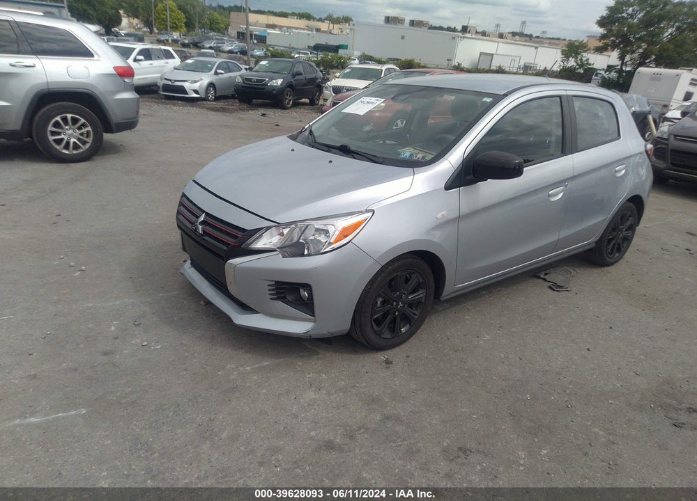 2022 MITSUBISHI MIRAGE BLACK EDITION VIN: ML32AWHJ4NH002710
