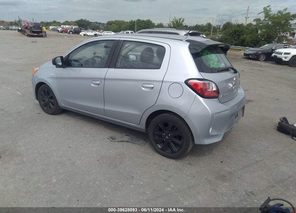 2022 MITSUBISHI MIRAGE BLACK EDITION VIN: ML32AWHJ4NH002710