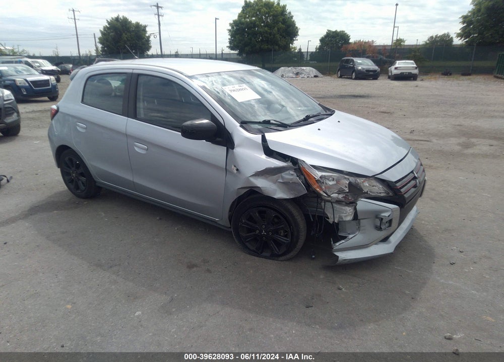 2022 MITSUBISHI MIRAGE BLACK EDITION VIN: ML32AWHJ4NH002710