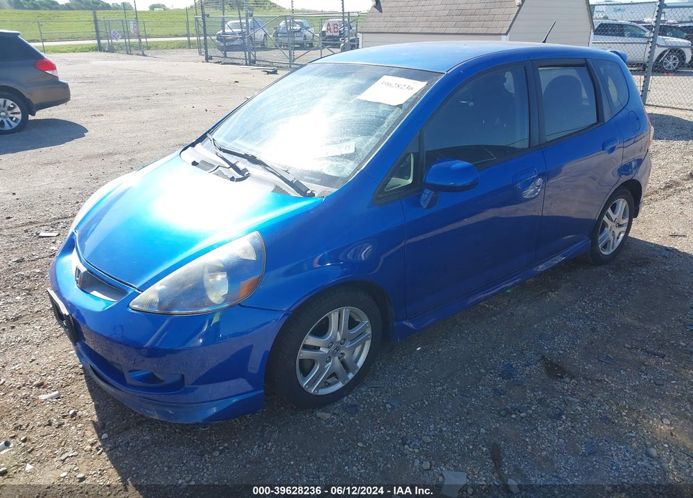 2008 HONDA FIT SPORT VIN: JHMGD386X8S016041