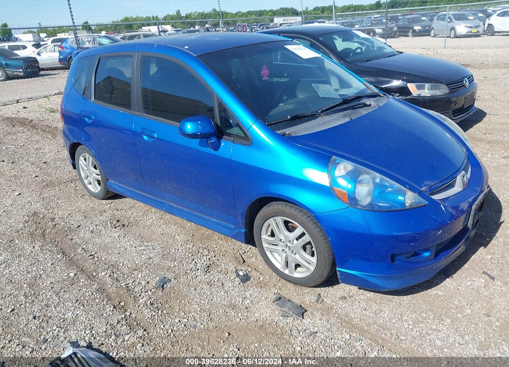 2008 HONDA FIT SPORT VIN: JHMGD386X8S016041