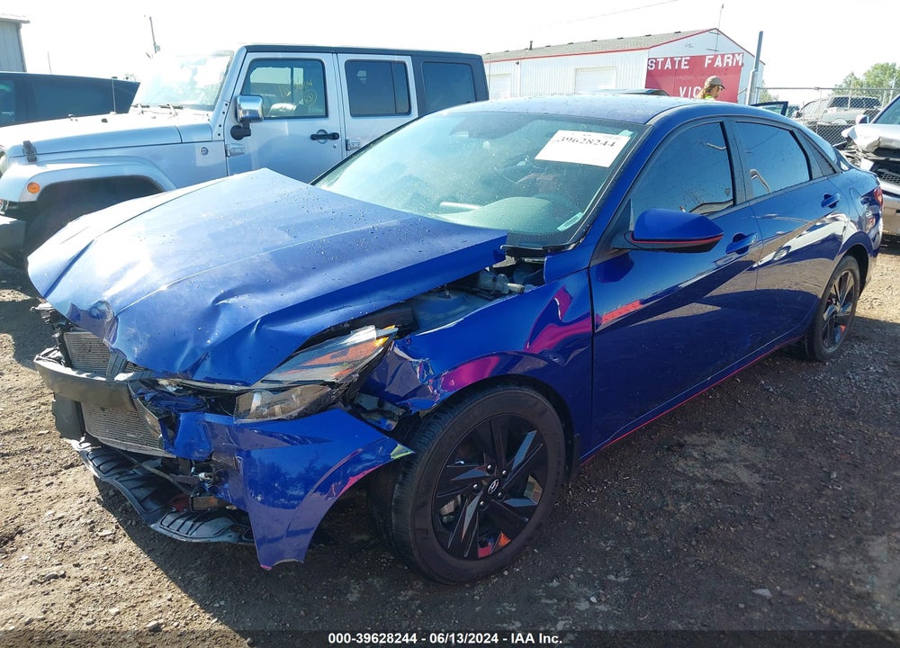2022 HYUNDAI ELANTRA SEL VIN: 5NPLM4AGXNH063962