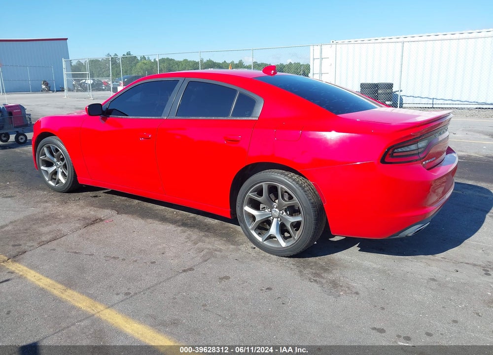 2015 DODGE CHARGER SXT VIN: 2C3CDXHG9FH731840