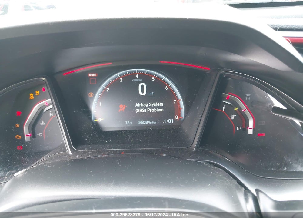 2017 HONDA CIVIC TYPE-R TOURING VIN: SHHFK8G75HU201622