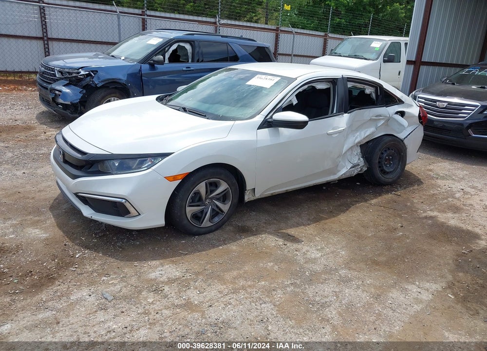 2019 HONDA CIVIC LX VIN: 19XFC2F67KE043141