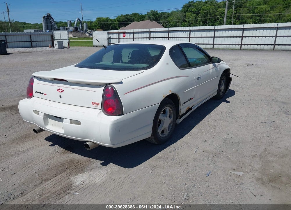 2001 CHEVROLET MONTE CARLO SS VIN: 2G1WX15K519251764