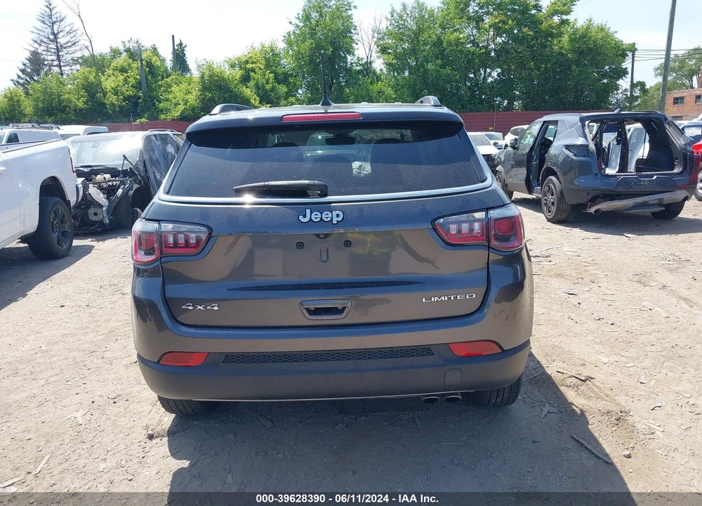 2018 JEEP COMPASS LIMITED 4X4 VIN: 3C4NJDCB6JT395622