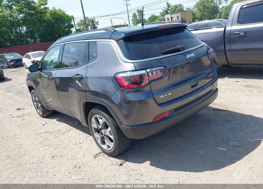2018 JEEP COMPASS LIMITED 4X4 VIN: 3C4NJDCB6JT395622
