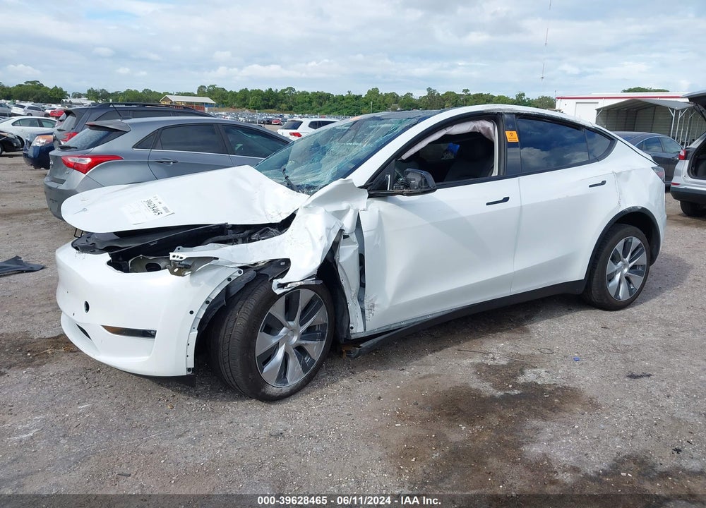 2021 TESLA MODEL Y LONG RANGE DUAL MOTOR ALL-WHEEL DRIVE VIN: 5YJYGDEE9MF255067