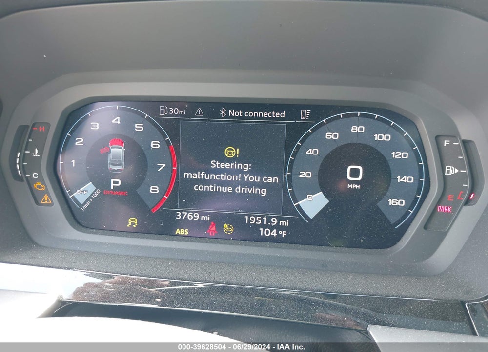 2024 AUDI A3 PREMIUM 40 TFSI QUATTRO S TRONIC VIN: WAUGUDGY4RA074287