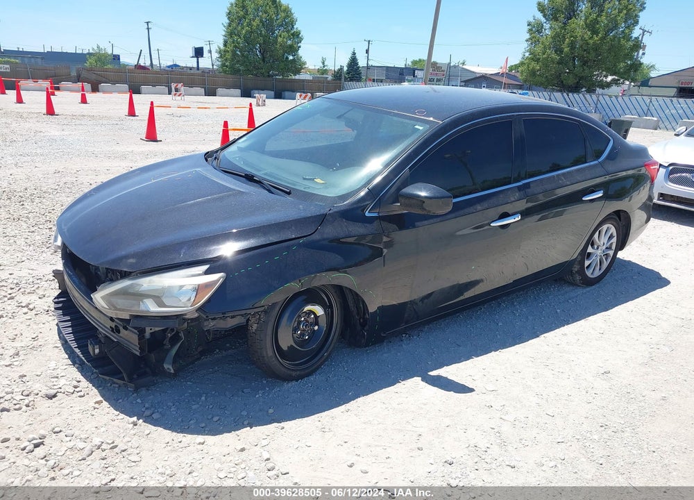 2018 NISSAN SENTRA SV VIN: 3N1AB7AP2JL643573