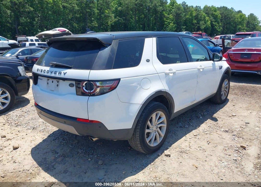2016 LAND ROVER DISCOVERY SPORT HSE VIN: SALCR2BG3GH554257
