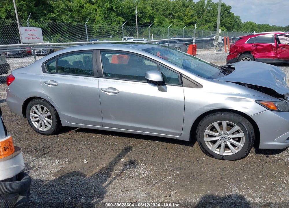 2012 HONDA CIVIC EX-L VIN: 2HGFB2F90CH550998