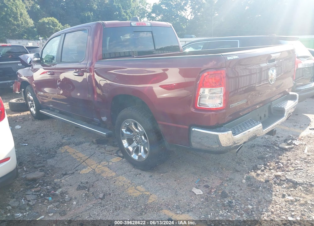 2019 RAM 1500 BIG HORN/LONE STAR 4X2 5'7 BOX VIN: 1C6RREFT9KN617230