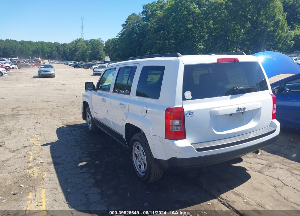 2016 JEEP PATRIOT SPORT VIN: 1C4NJPBA1GD678132