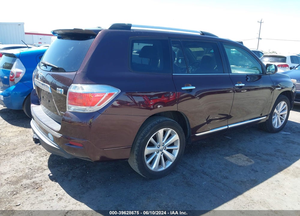 2011 TOYOTA HIGHLANDER HYBRID LIMITED V6 VIN: JTEDC3EH3B2000442