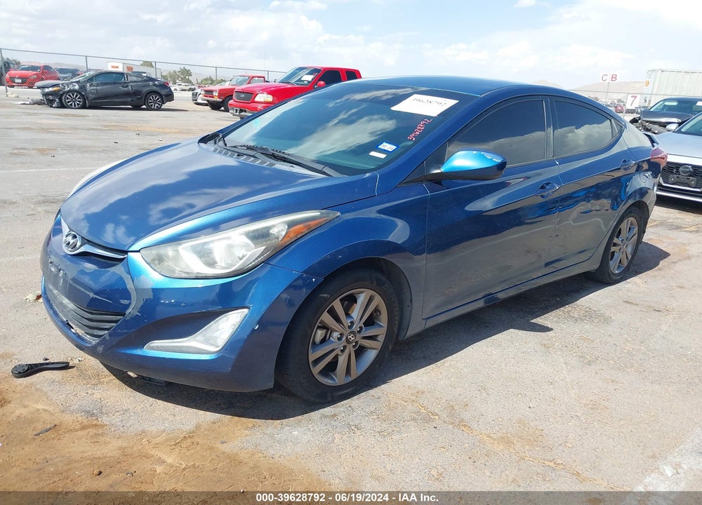 2014 HYUNDAI ELANTRA SE VIN: KMHDH4AE4EU081611