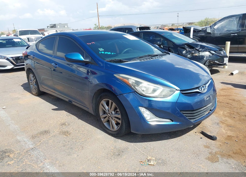 2014 HYUNDAI ELANTRA SE VIN: KMHDH4AE4EU081611