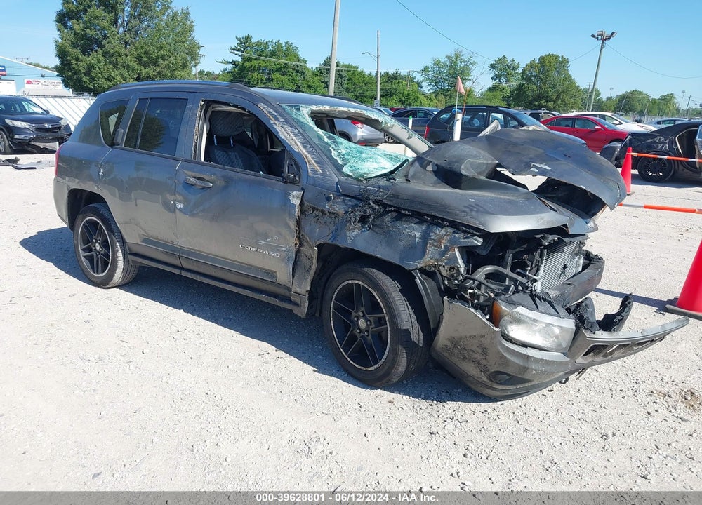 2012 JEEP COMPASS SPORT VIN: 1C4NJDBB7CD509640