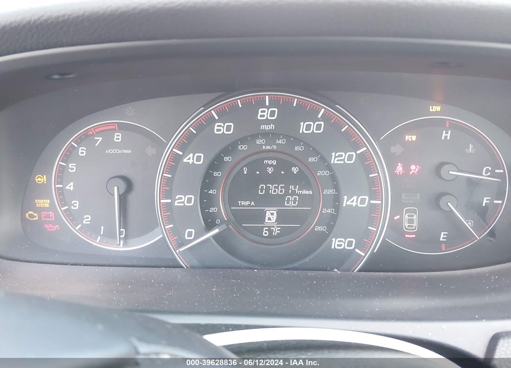2013 HONDA ACCORD EX-L V-6 VIN: 1HGCT2B83DA008629