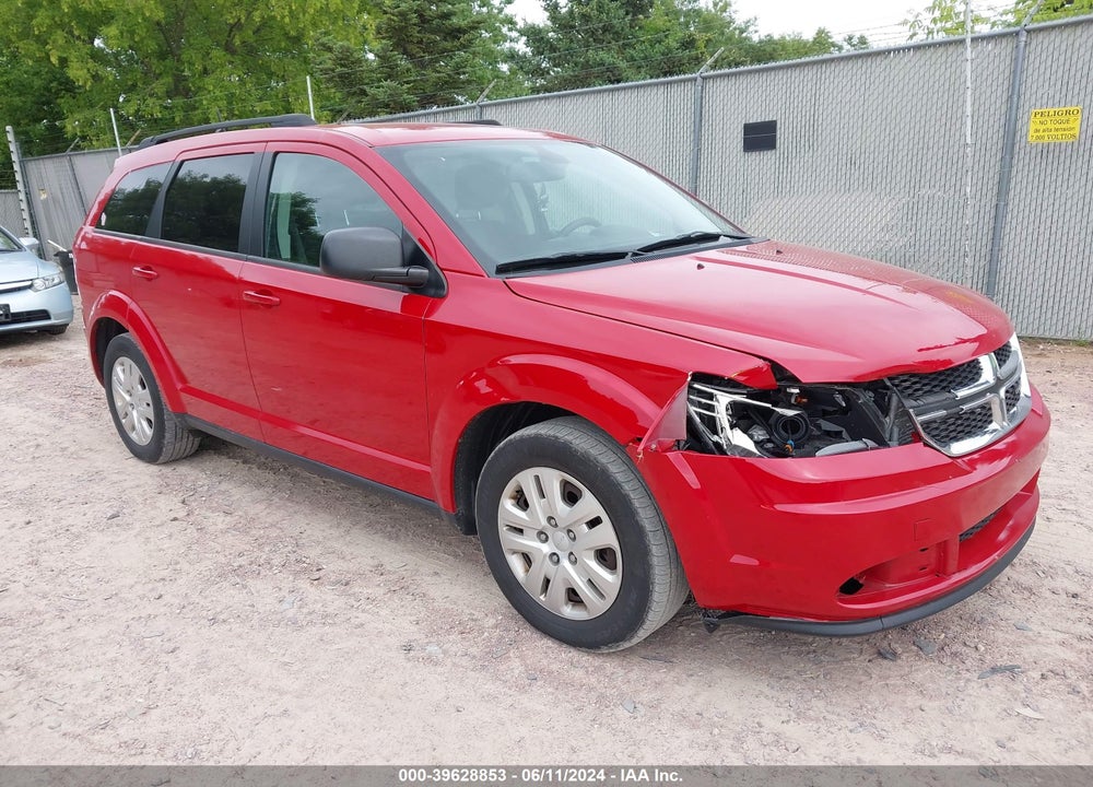 2019 DODGE JOURNEY SE VALUE PACKAGE VIN: 3C4PDCAB0KT858269