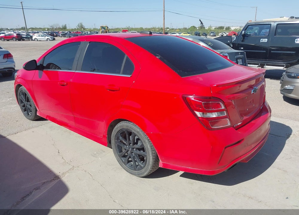 2019 CHEVROLET SONIC PREMIER AUTO VIN: 1G1JF5SB8K4115478