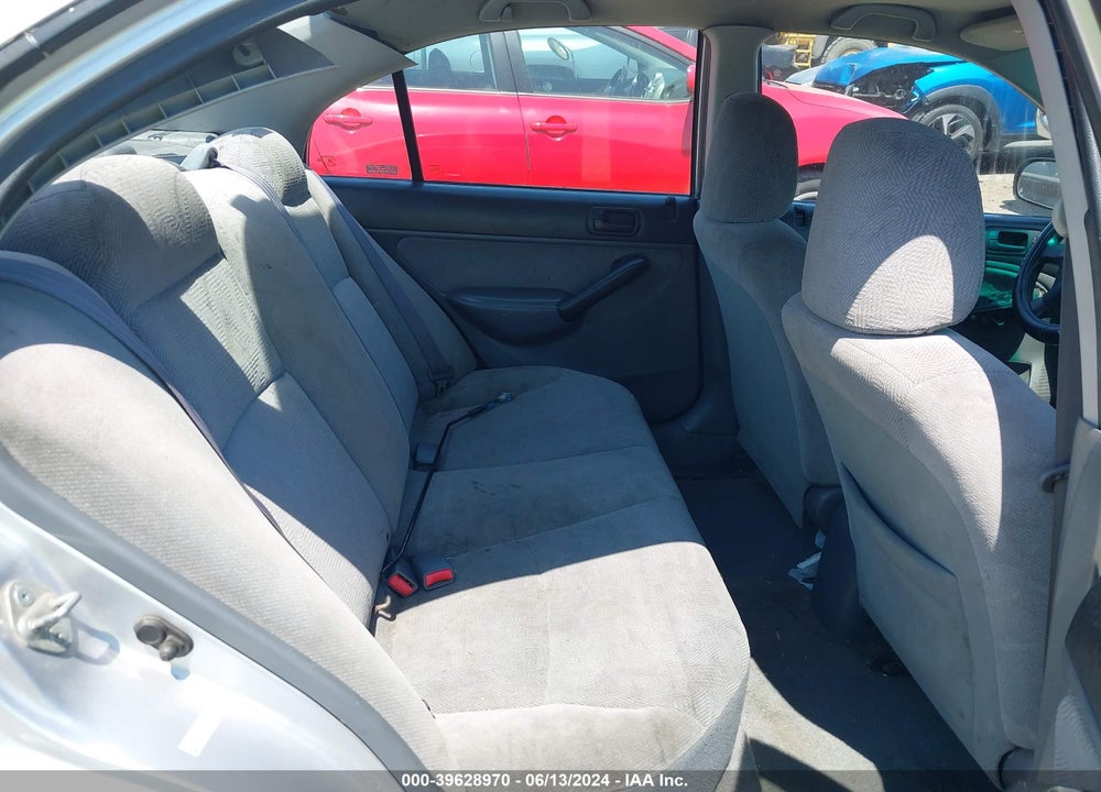2001 HONDA CIVIC LX VIN: 1HGES16591L070347