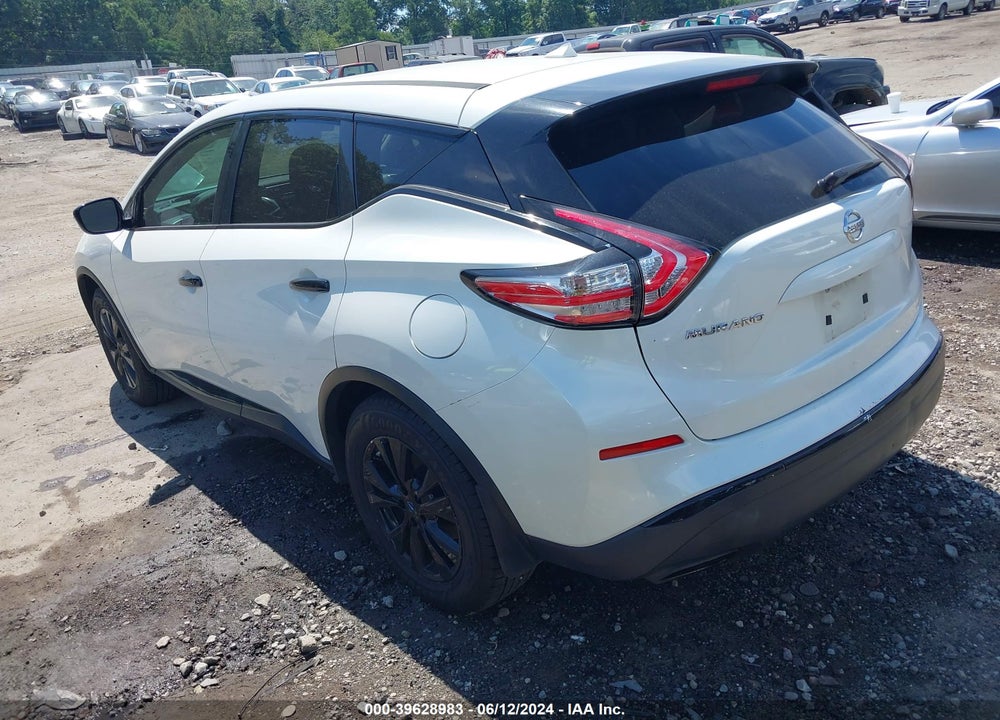 2015 NISSAN MURANO S VIN: 5N1AZ2MG0FN234580
