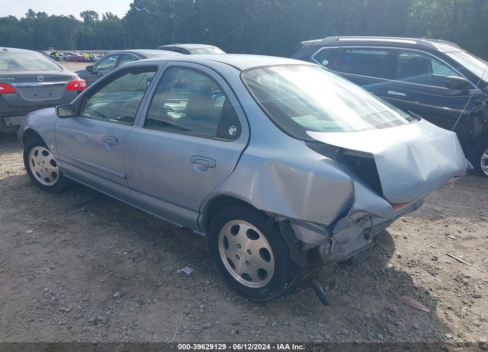 1998 MERCURY MYSTIQUE GS VIN: 1MEFM6535WK632430