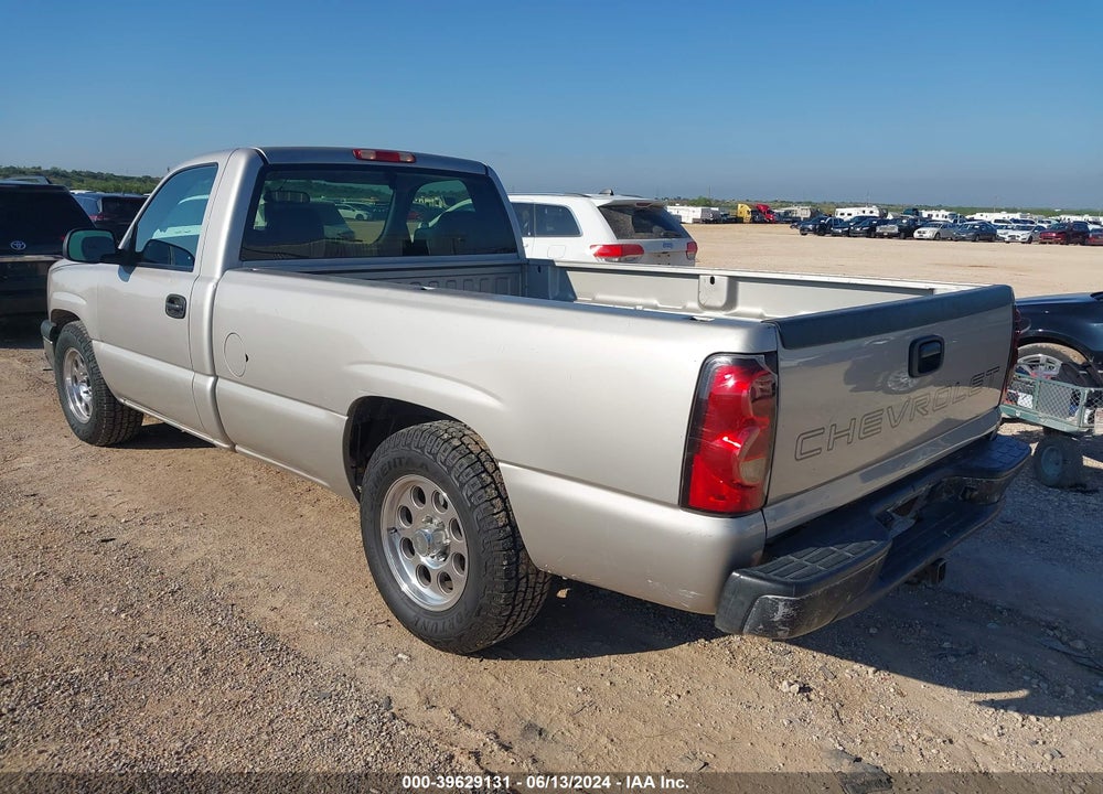 2007 CHEVROLET SILVERADO 1500 CLASSIC WORK TRUCK VIN: 3GCEC14X57G250933