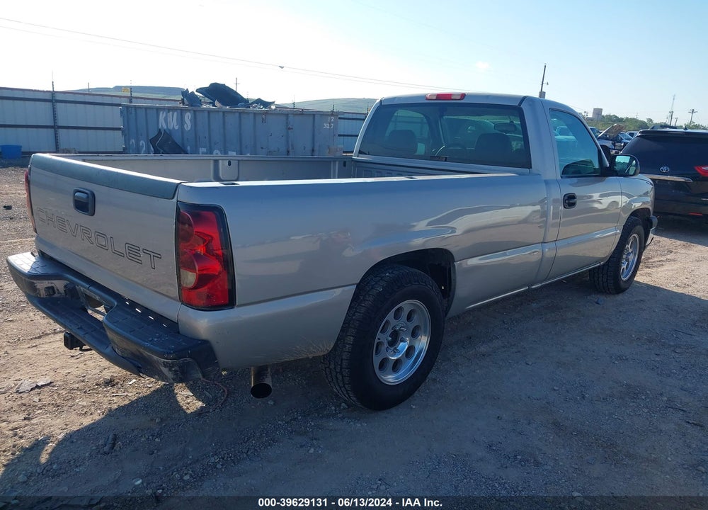 2007 CHEVROLET SILVERADO 1500 CLASSIC WORK TRUCK VIN: 3GCEC14X57G250933