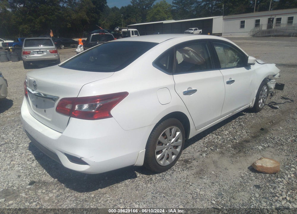 2017 NISSAN SENTRA S VIN: 3N1AB7AP4HY231930
