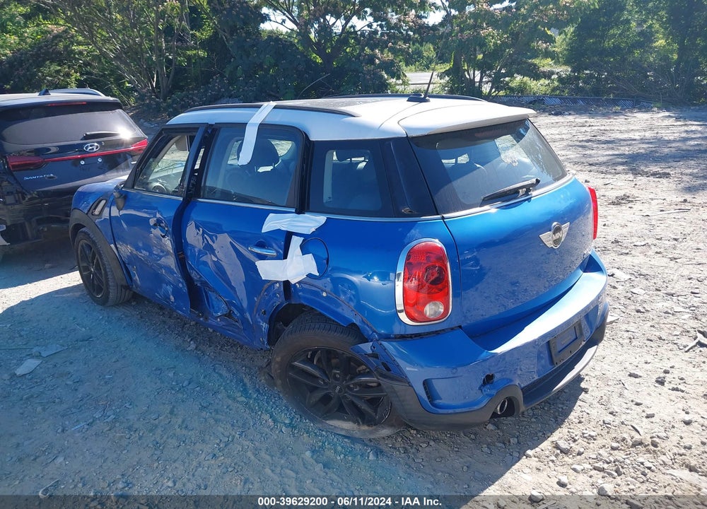 2012 MINI COOPER S COUNTRYMAN VIN: WMWZC5C56CWL61816