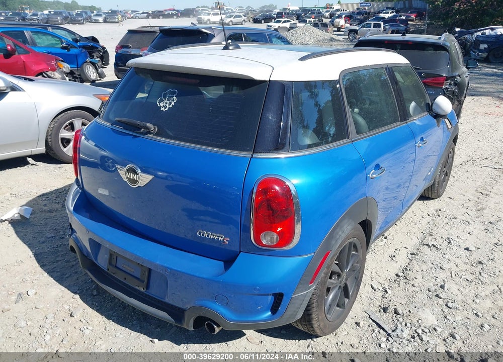 2012 MINI COOPER S COUNTRYMAN VIN: WMWZC5C56CWL61816