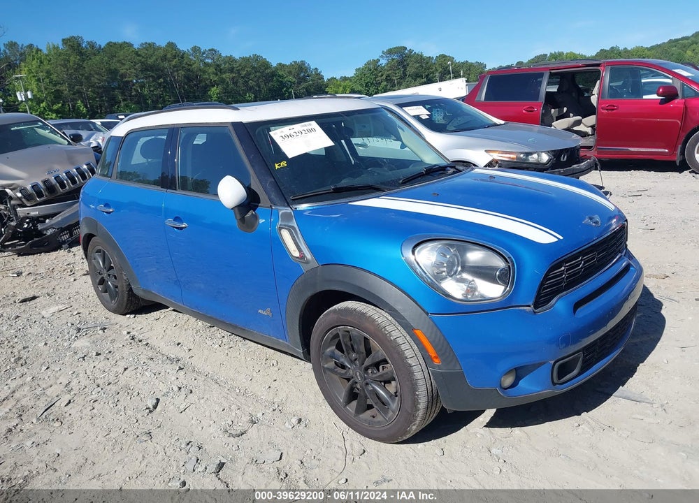2012 MINI COOPER S COUNTRYMAN VIN: WMWZC5C56CWL61816