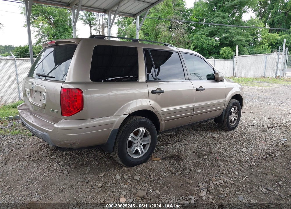 2004 HONDA PILOT EX-L VIN: 2HKYF18564H585800