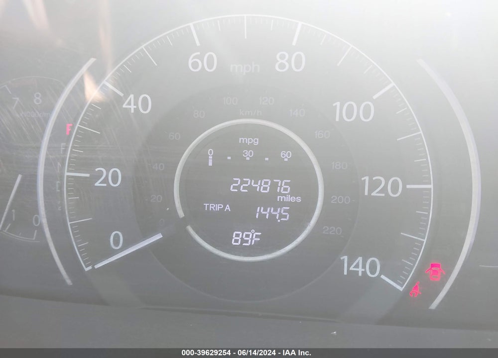 2014 HONDA CR-V EX-L VIN: 2HKRM3H71EH504002