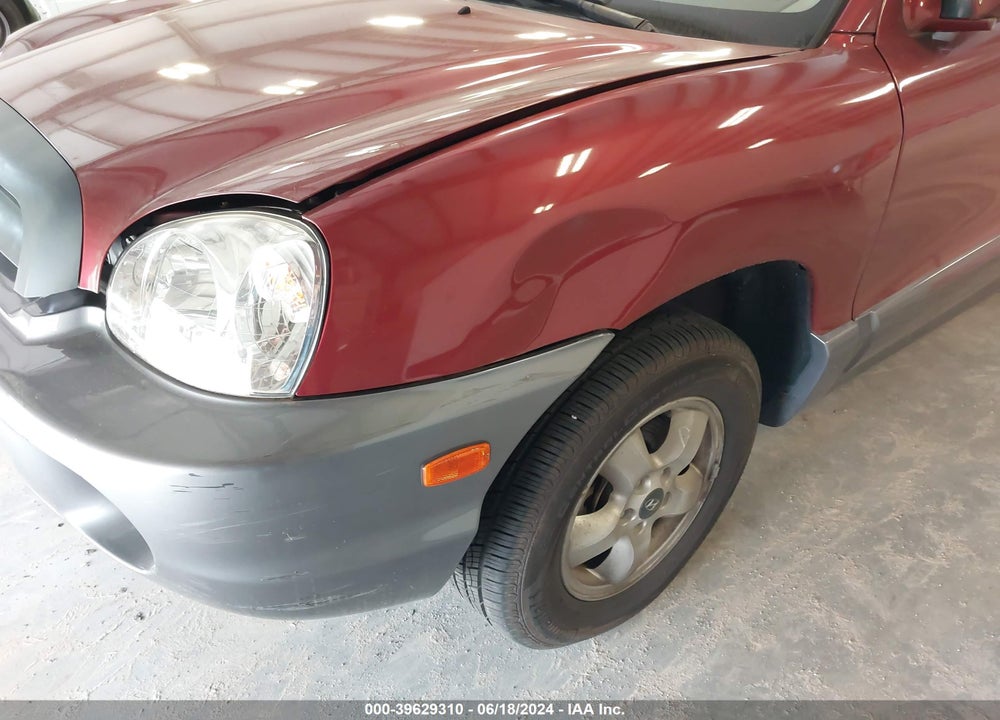 2005 HYUNDAI SANTA FE GLS VIN: KM8SC13D85U907840
