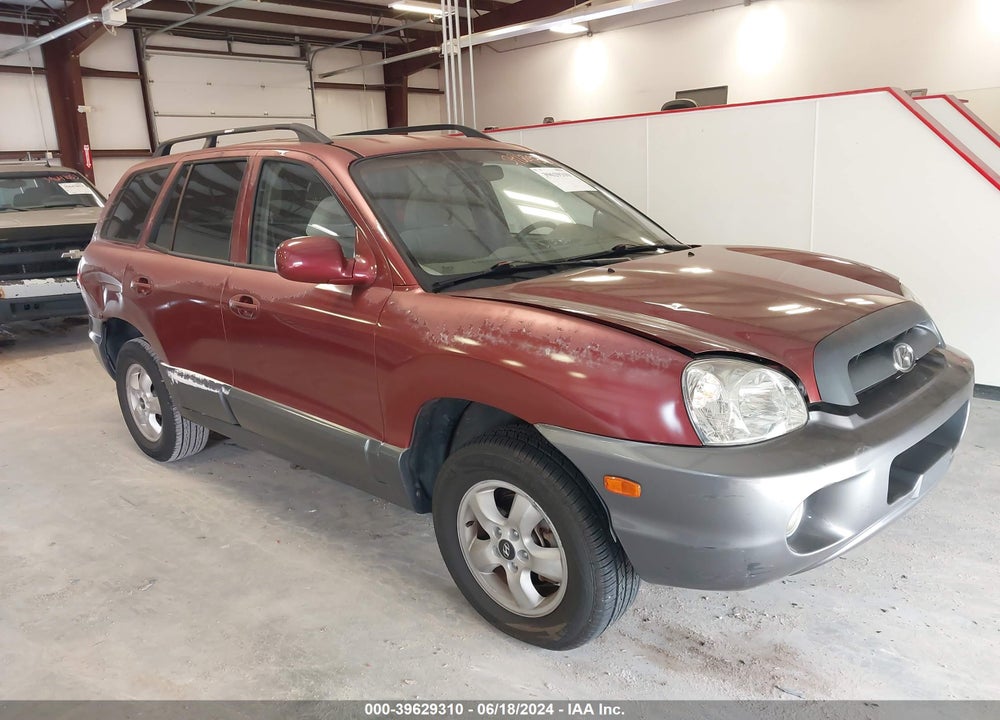 2005 HYUNDAI SANTA FE GLS VIN: KM8SC13D85U907840