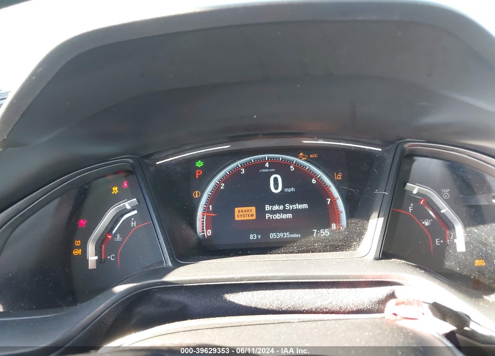 2020 HONDA CIVIC SPORT VIN: SHHFK7H49LU417819