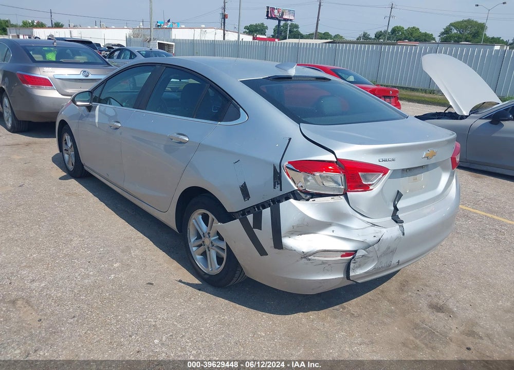 2017 CHEVROLET CRUZE LT AUTO VIN: 1G1BE5SM3H7243465