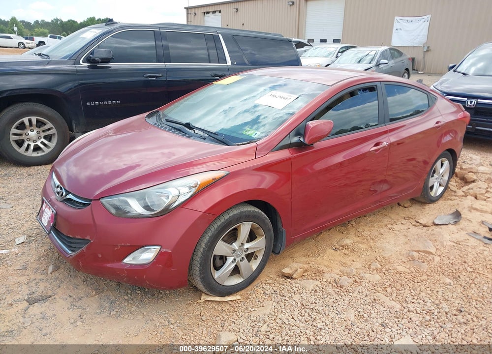 2013 HYUNDAI ELANTRA GLS VIN: 5NPDH4AE4DH253388