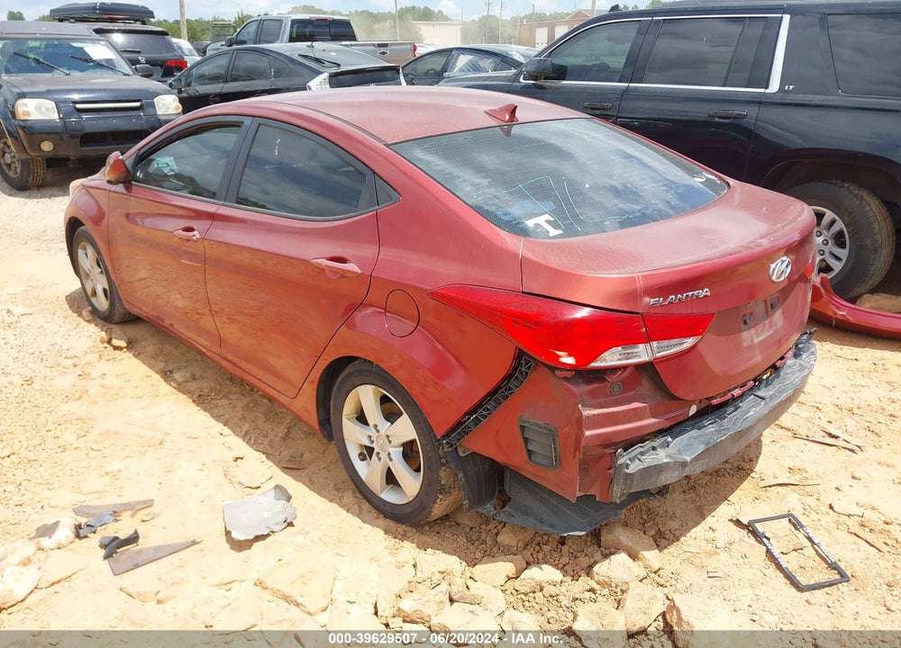 2013 HYUNDAI ELANTRA GLS VIN: 5NPDH4AE4DH253388